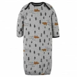 Gerber® 2-Pack Baby Boys Bear Gowns