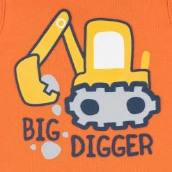 Gerber® 4-Pack Baby Boys Big Digger Tank Onesies® Bodysuits