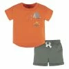 Gerber® See What's New 2-Piece Baby & Toddler Boys Camping Fun Pocket Tee & Knit Shorts Set