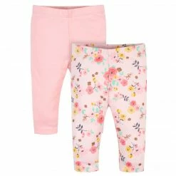 Gerber® BabyPreemie - 24M 2-Pack Baby Girls Love You Organic Pants