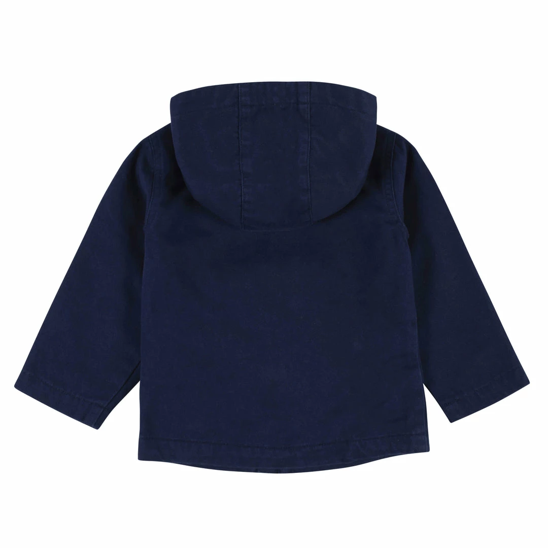 Best deal 😍 Gerber® Infant & Toddler Navy Hooded Cotton Twill Utility Jacket 😀 4 Gerber® Infant & Toddler Navy Hooded Cotton Twill Utility Jacket