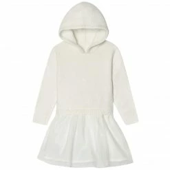 Gerber® Kids BabyPreemie - 24M Infant & Toddler Girls White Sweater Dress With Tulle Skirt