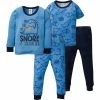 Gerber® 4-Piece Infant & Toddler Boys Dino Snug Fit Cotton Pajamas