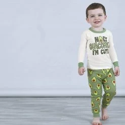 Gerber® 4-Piece Baby & Toddler Green Avocado Snug Fit Cotton Pajamas