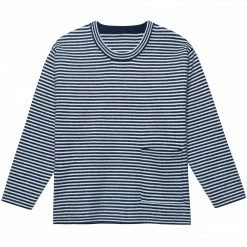 Gerber® Kids BabyPreemie - 24M Infant & Toddler Boys Blue Striped Sweater With Pocket
