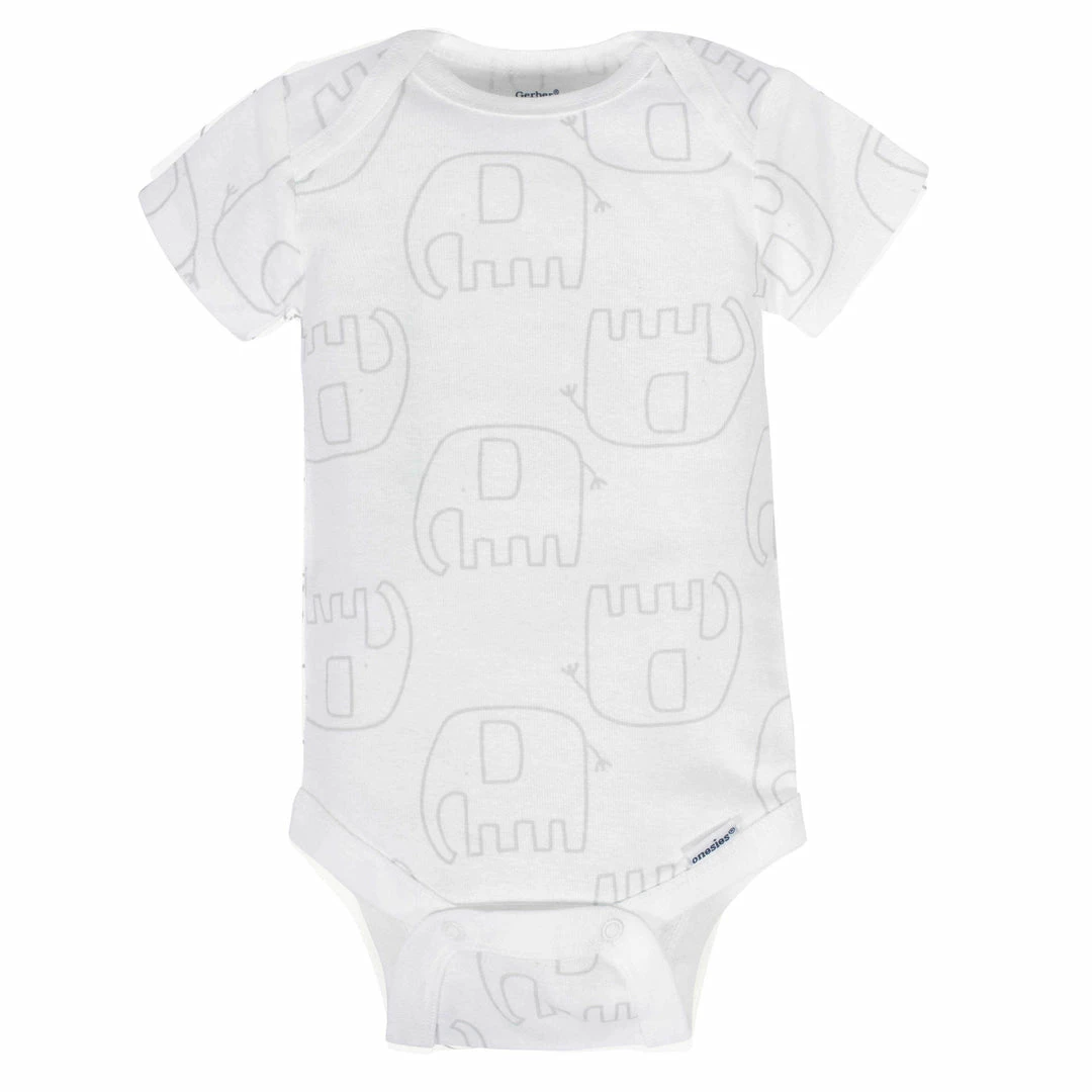 Top 10 💯 Gerber® 8-pack Baby Neutral Animals Short Sleeve Onesies® Bodysuits BabyPreemie - 24M 🎉 6 Gerber® 8-pack Baby Neutral Animals Short Sleeve Onesies® Bodysuits BabyPreemie - 24M