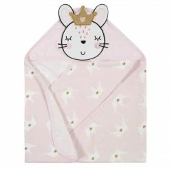 Gerber® Bath 4-Piece Baby Girls Bunny Ballerina Hooded Towel & Washcloth Set