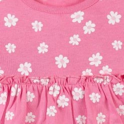 Gerber® See What's New 3-Piece Baby & Toddler Girls Summer Blossom Dress, Diaper Cover & Headband Set