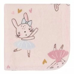 Gerber® 10-Pack Baby Girls Bunny Ballerina Washcloths