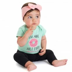 BabyPreemie - 24M 6-Piece Baby Girls Donut Onesies® Brand Bodysuits & Pants Set