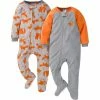 Gerber® 2-Pack Baby & Toddler Boys Small Fox Fleece Pajamas