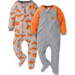 Gerber® 2-Pack Baby & Toddler Boys Small Fox Fleece Pajamas