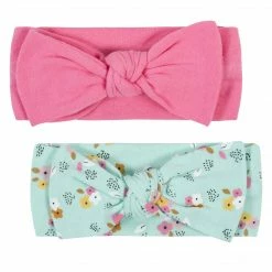 Gerber® 2-Pack Baby Girls Floral Headbands BabyPreemie - 24M