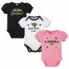 NFL BabyPreemie - 24M Jacksonville Jaguars Baby Girls Short Sleeve Bodysuits