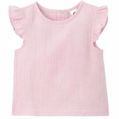 Gerber® Kids Infant & Toddler Girls Pink Gauze Flutter Sleeve Top BabyPreemie - 24M