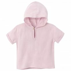 Gerber® Kids BabyPreemie - 24M Infant & Toddler Girls Pink Gauze Hoodie