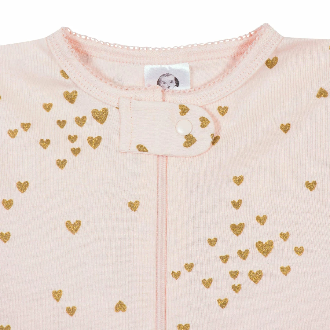 Hot Sale 💯 Gerber® BabyPreemie - 24M 2-Pack Baby & Toddler 👧 Girls Love Snug Fit Footed Cotton Pajamas 🌟 4 Gerber® BabyPreemie - 24M 2-Pack Baby & Toddler Girls Love Snug Fit Footed Cotton Pajamas