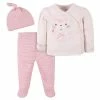 Gerber® 3-Piece Baby Girls Leopard Take-Me-Home Set BabyPreemie - 24M
