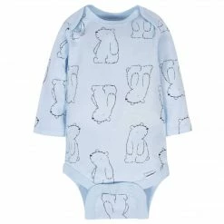Gerber® 6-Pack Baby Boys Bear Long Sleeve Onesies® Bodysuits