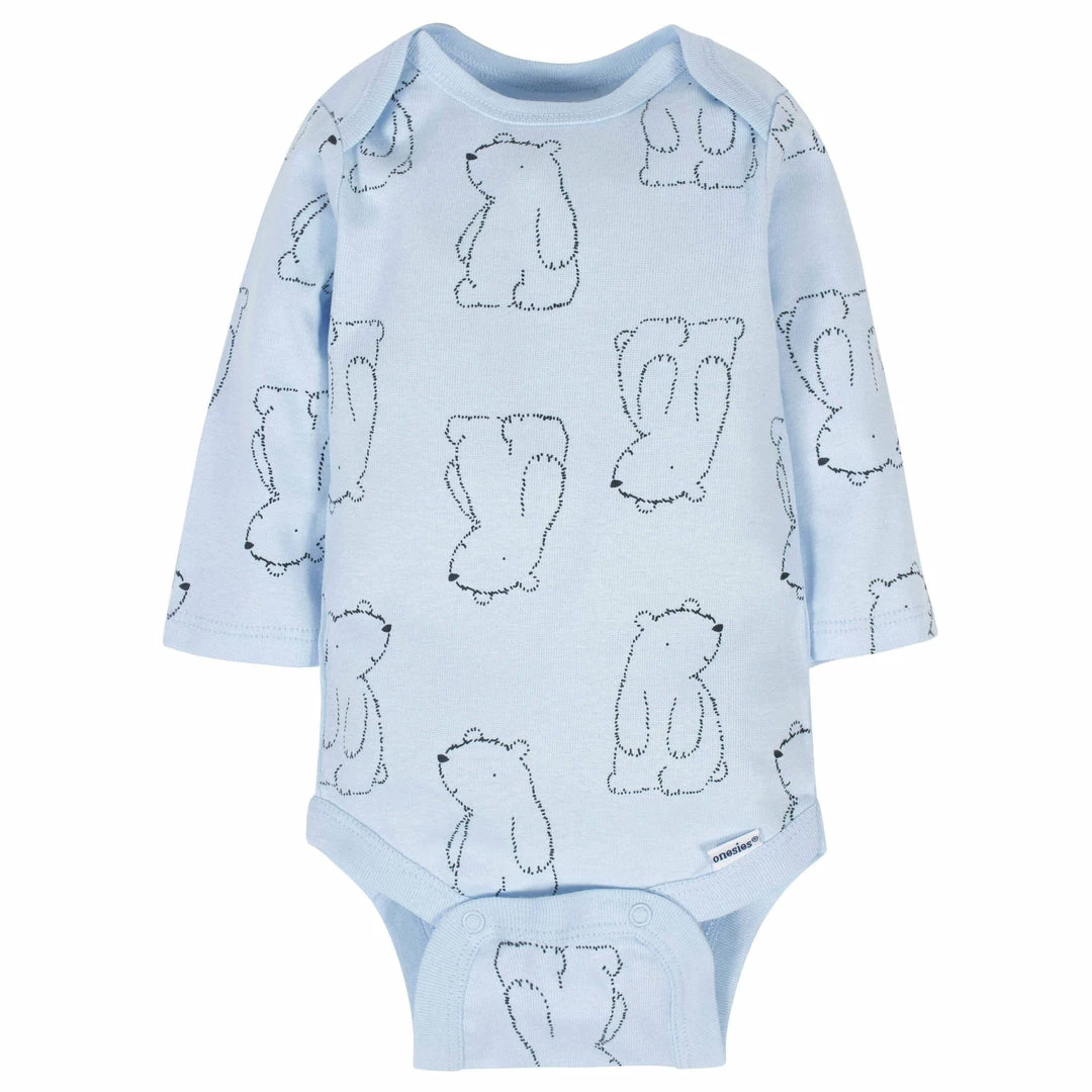 Coupon 👏 Gerber® 6-Pack Baby Boys Bear Long Sleeve Onesies® Bodysuits ✨ 2 Gerber® 6-Pack Baby Boys Bear Long Sleeve Onesies® Bodysuits