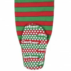 Gerber® BabyPreemie - 24M Baby Neutral Reindeer Snug Fit Footed Cotton Pajamas