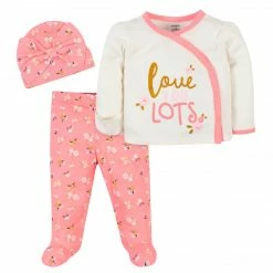 Gerber® BabyPreemie - 24M 3-Piece Baby Girls Floral Take Me Home Set