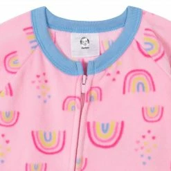 Gerber® Toddler2T - 5T 4-Pack Toddler Girls Rainbows & Unicorns Fleece Pajamas