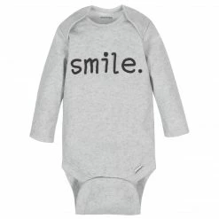 Discount 🎁 6-Pack Baby Neutral Words Long Sleeve Onesies® Brand Bodysuits 😀 13 6-Pack Baby Neutral Words Long Sleeve Onesies® Brand Bodysuits