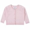 Gerber® Baby & Toddler Girls Pink Pointelle Cardigan