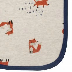 Gerber® 4-Pack Boys Fox Terry Burp Cloths