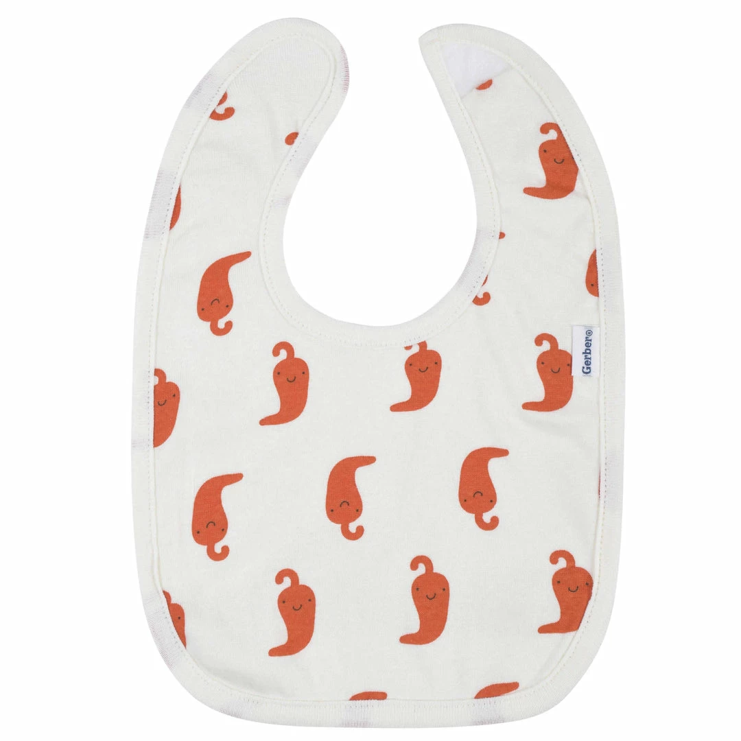 Budget 😀 Gerber® 3-Piece Baby Neutral Comfy Stretch Taco Bib & Burps Set 👏 3 Gerber® 3-Piece Baby Neutral Comfy Stretch Taco Bib & Burps Set