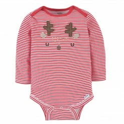 Gerber® Baby Neutral Reindeer Long Sleeve Onesies® Bodysuit BabyPreemie - 24M
