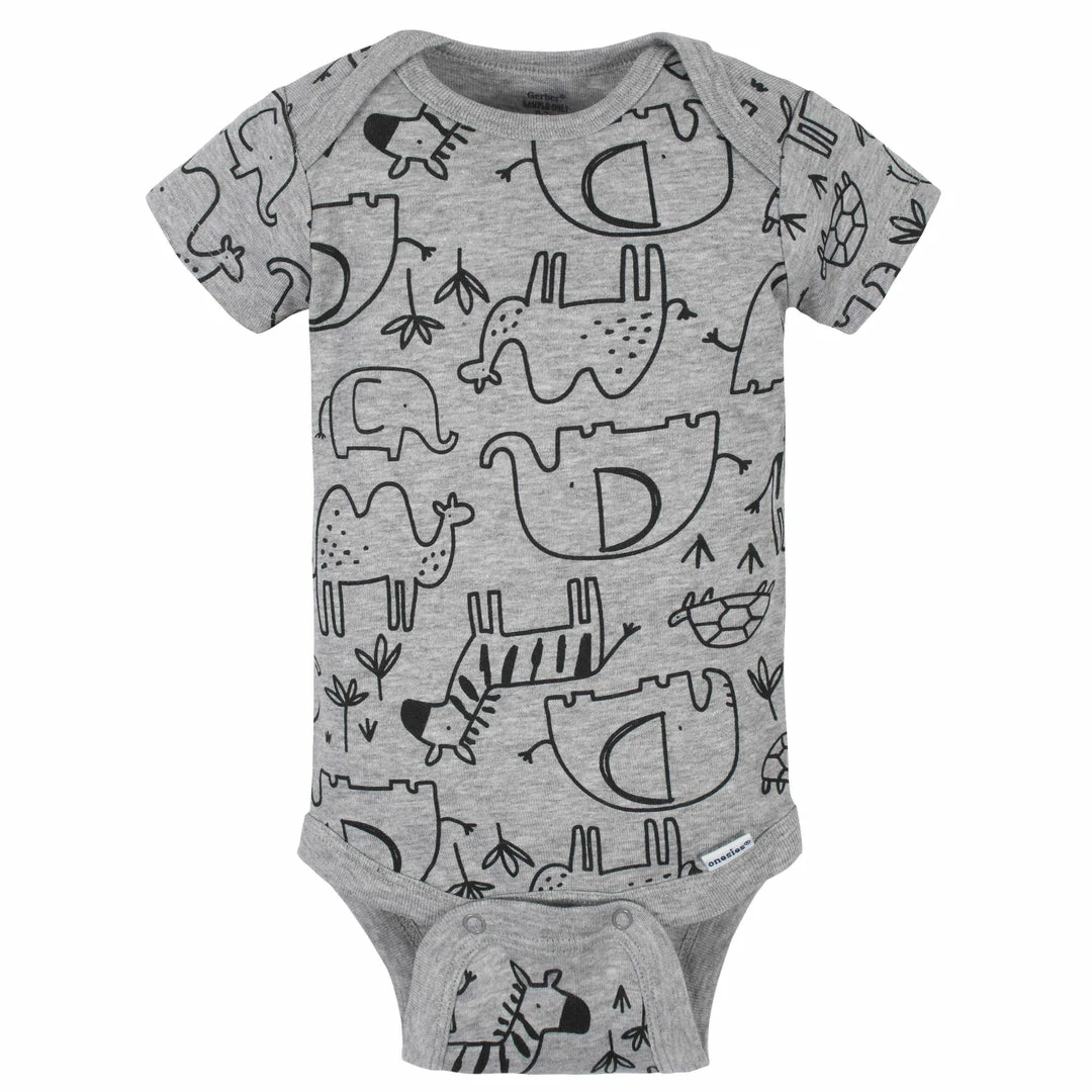 Best deal ✨ Gerber® 8-Pack Baby Boys Jungle Short Sleeve Onesies® Bodysuits BabyPreemie - 24M 😀 8 Gerber® 8-Pack Baby Boys Jungle Short Sleeve Onesies® Bodysuits BabyPreemie - 24M
