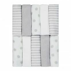 Just Born By Gerber® 10-Pack Baby Neutral Washcloths