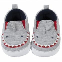 Gerber® Baby Boys Gray Shark Shoes BabyPreemie - 24M