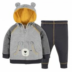 Gerber® 2-Piece Baby & Toddler Boys Beary Cute Hoodie & Active Pant Set