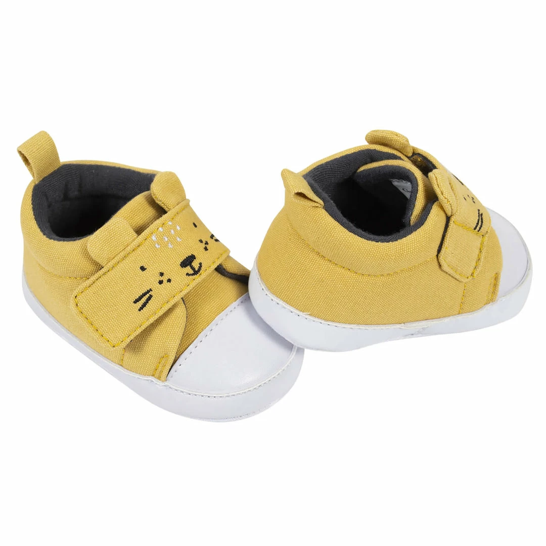 New 🧨 Gerber® Baby Boys Lion Canvas 👟 Shoes BabyPreemie - 24M 🛒 1 Gerber® Baby Boys Lion Canvas Shoes BabyPreemie - 24M