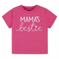 Gerber® BabyPreemie - 24M Infant & Toddler Girls "Mama's Bestie" Short Sleeve Tee