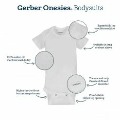Gerber® 3-Pack Baby Neutral Beary Cute Long Sleeve Onesies® Bodysuits BabyPreemie - 24M