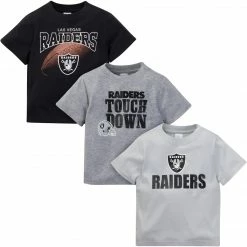 NFL 3-Pack Baby & Toddler Boys Raiders Short Sleeve Shirts