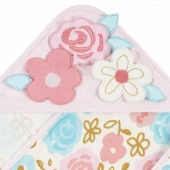 Gerber® 4-Piece Girls Princess Hooded Towel & Washcloth Set Bath