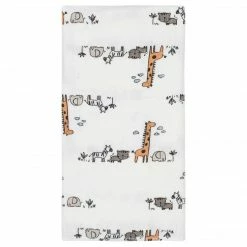 BabyPreemie - 24M Gerber® 8-Pack Baby Boys Jungle Flannel Burp Cloths