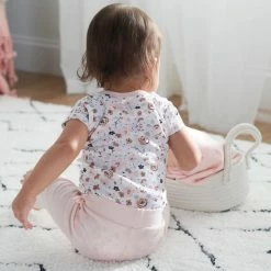 Gerber® BabyPreemie - 24M 5-Pack Baby Girls Princess Organic Onesies® Bodysuits