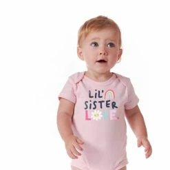 Gerber® Baby Girl "Lil' Sister Love" Short Sleeve Onesies® Bodysuit BabyPreemie - 24M