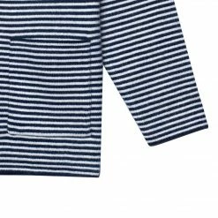 Gerber® Kids BabyPreemie - 24M Infant & Toddler Boys Blue Striped Sweater With Pocket