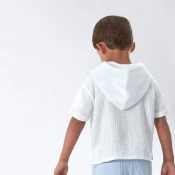 Outlet ✔️ Gerber® Kids Infant & Toddler Neutral Striped Gauze Hoodie BabyPreemie - 24M 🧨 10 Gerber® Kids Infant & Toddler Neutral Striped Gauze Hoodie BabyPreemie - 24M