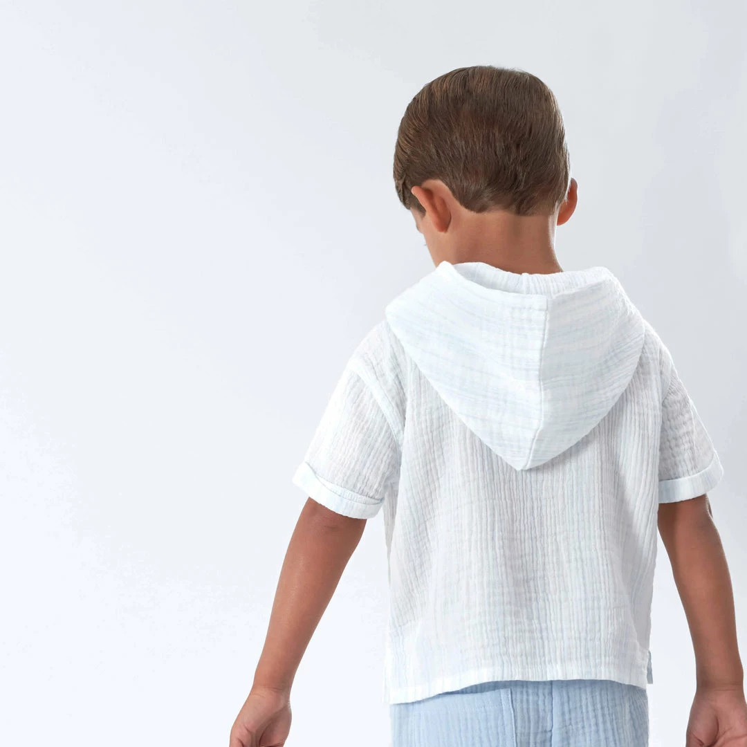 Outlet ✔️ Gerber® Kids Infant & Toddler Neutral Striped Gauze Hoodie BabyPreemie - 24M 🧨 5 Gerber® Kids Infant & Toddler Neutral Striped Gauze Hoodie BabyPreemie - 24M