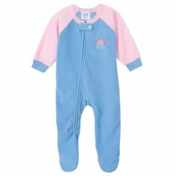 Gerber® 4-Pack Baby Girls Rainbows & Unicorns Fleece Pajamas