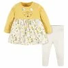 Gerber® 2-Piece Baby & Toddler Girls Floral Meadow Dress & Legging Set BabyPreemie - 24M