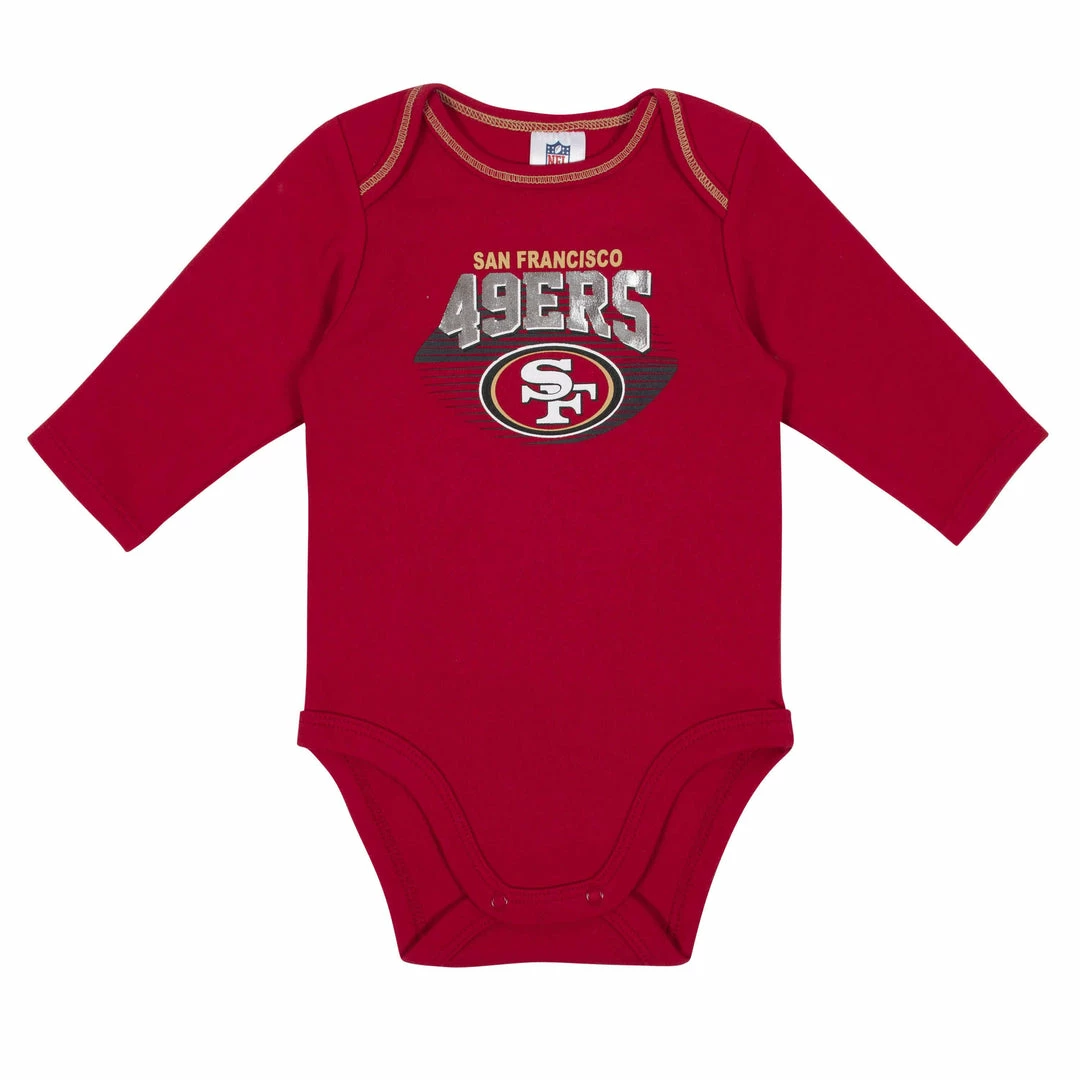 Budget ๐ NFL 2-Pack Baby Boys 49Ers Long Sleeve Bodysuits ๐ 2 NFL 2-Pack Baby Boys 49Ers Long Sleeve Bodysuits